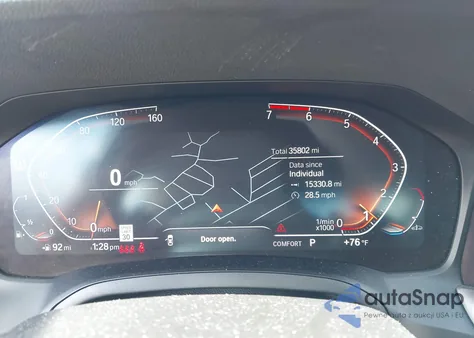 2022 BMW 330I xDrive z USA, uszkodzony, nr VIN 3MW5R7J08N8C35002